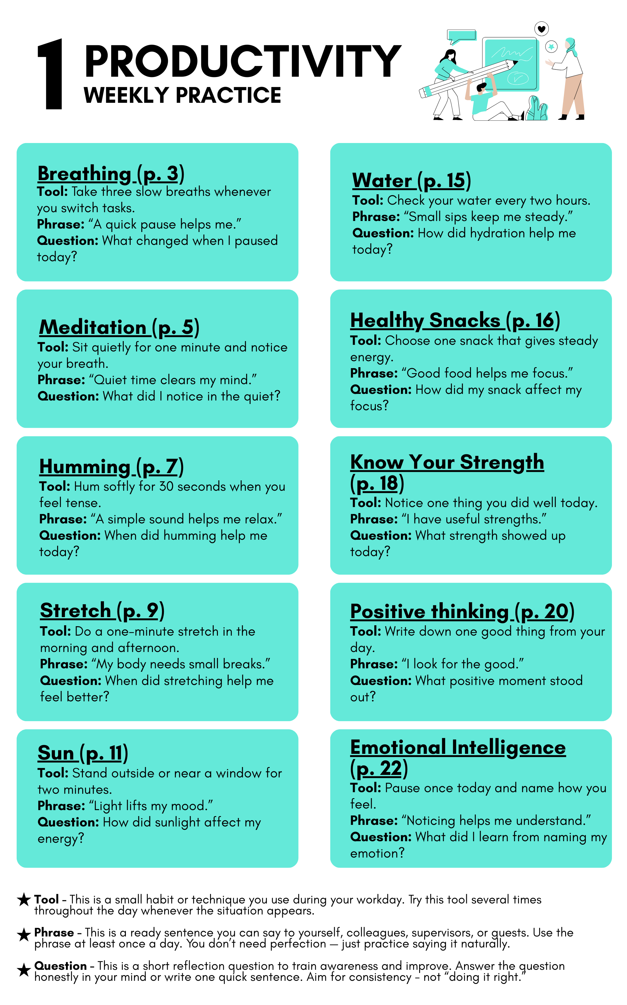 Productivity Memo – 10 WAYS TO BOOST YOUR PRODUCTIVITY