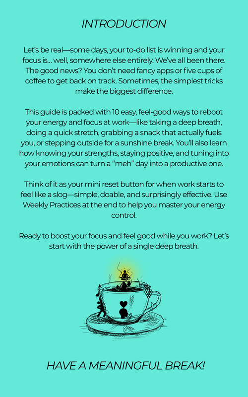 Productivity Memo – 10 WAYS TO BOOST YOUR PRODUCTIVITY