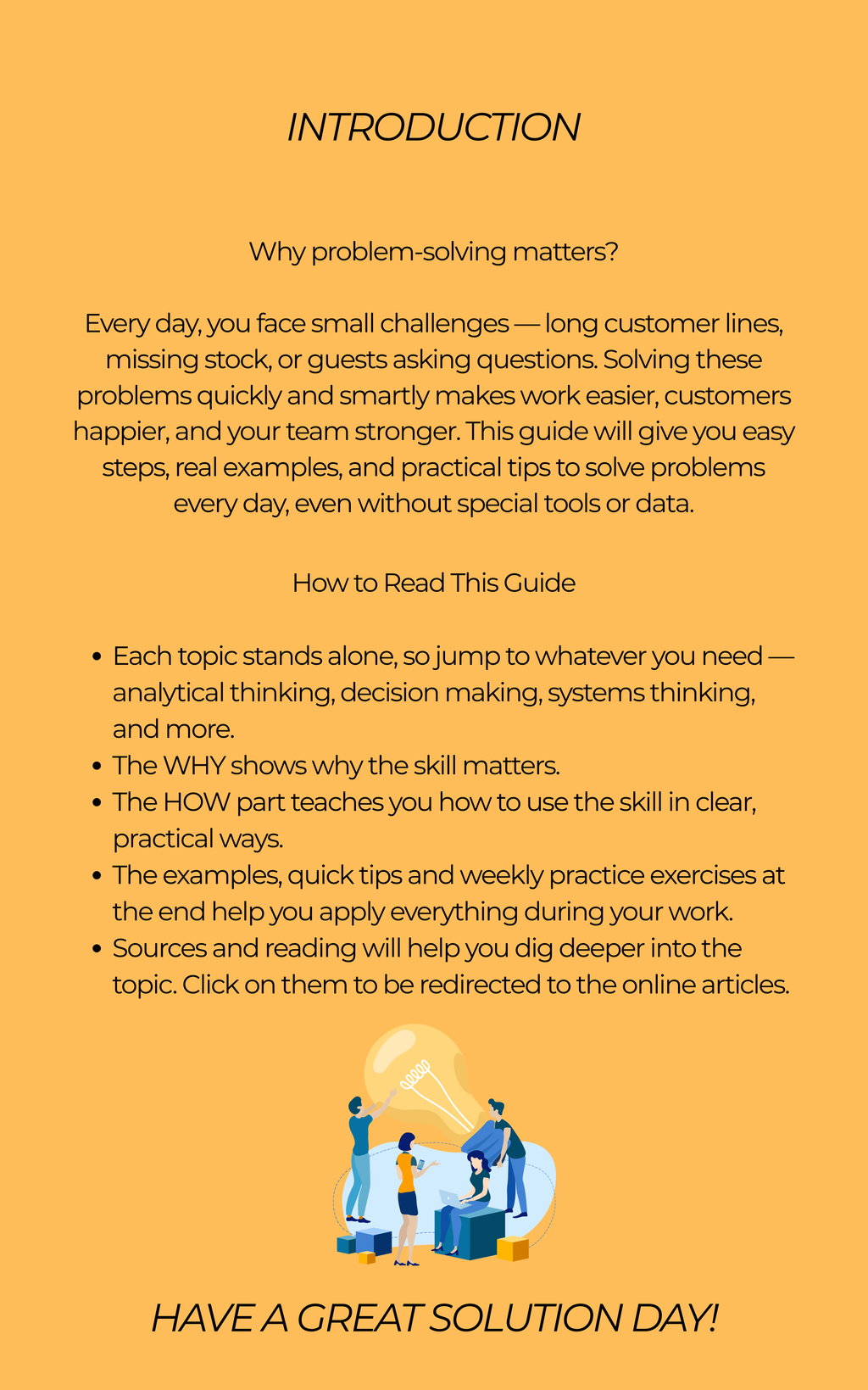 Problem-Solving Memo – 10 SKILLS FOR SMARTER PROBLEM-SOLVING