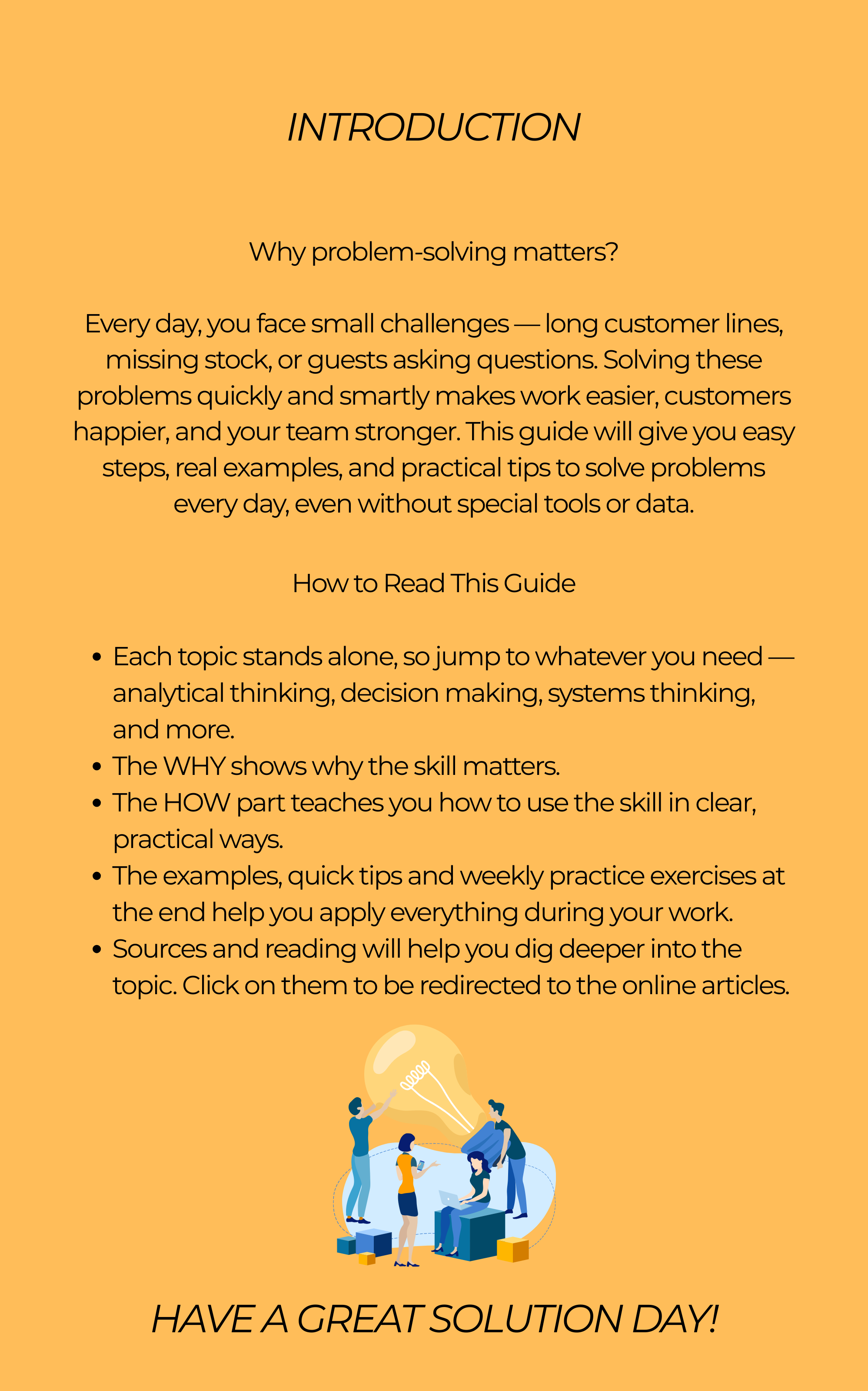 Problem-Solving Memo – 10 SKILLS FOR SMARTER PROBLEM-SOLVING