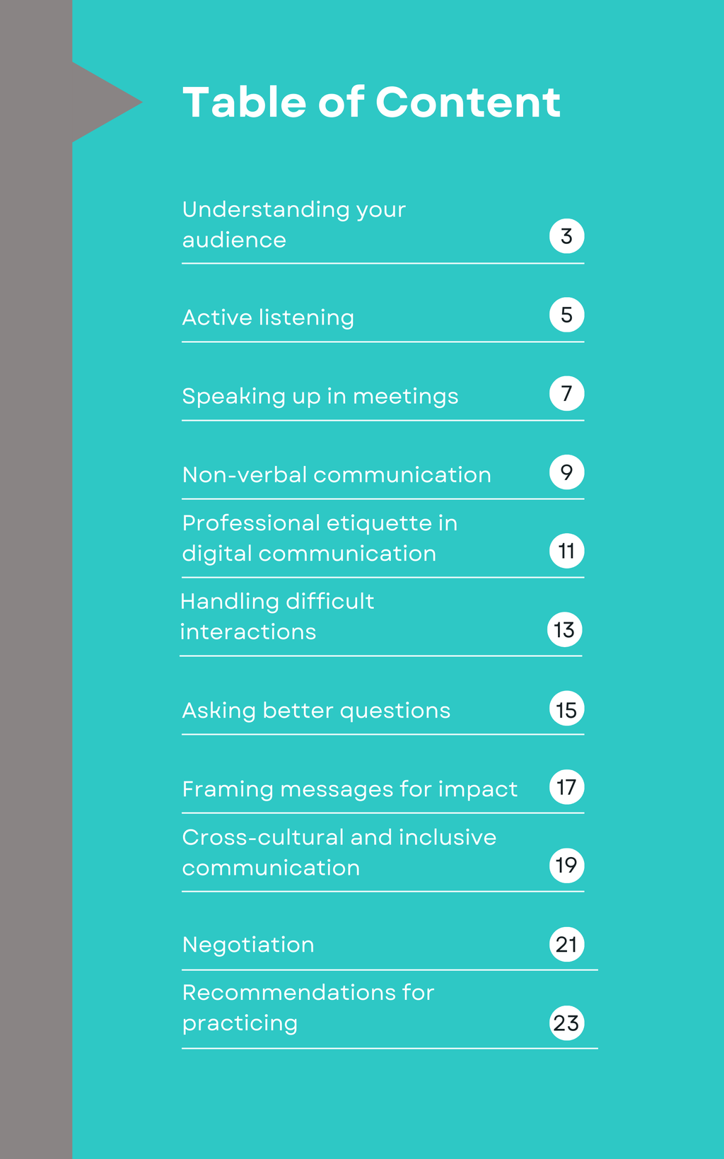 Communication Memo - 10 SKILLS TO IMPROVE YOUR COMMUNICATION