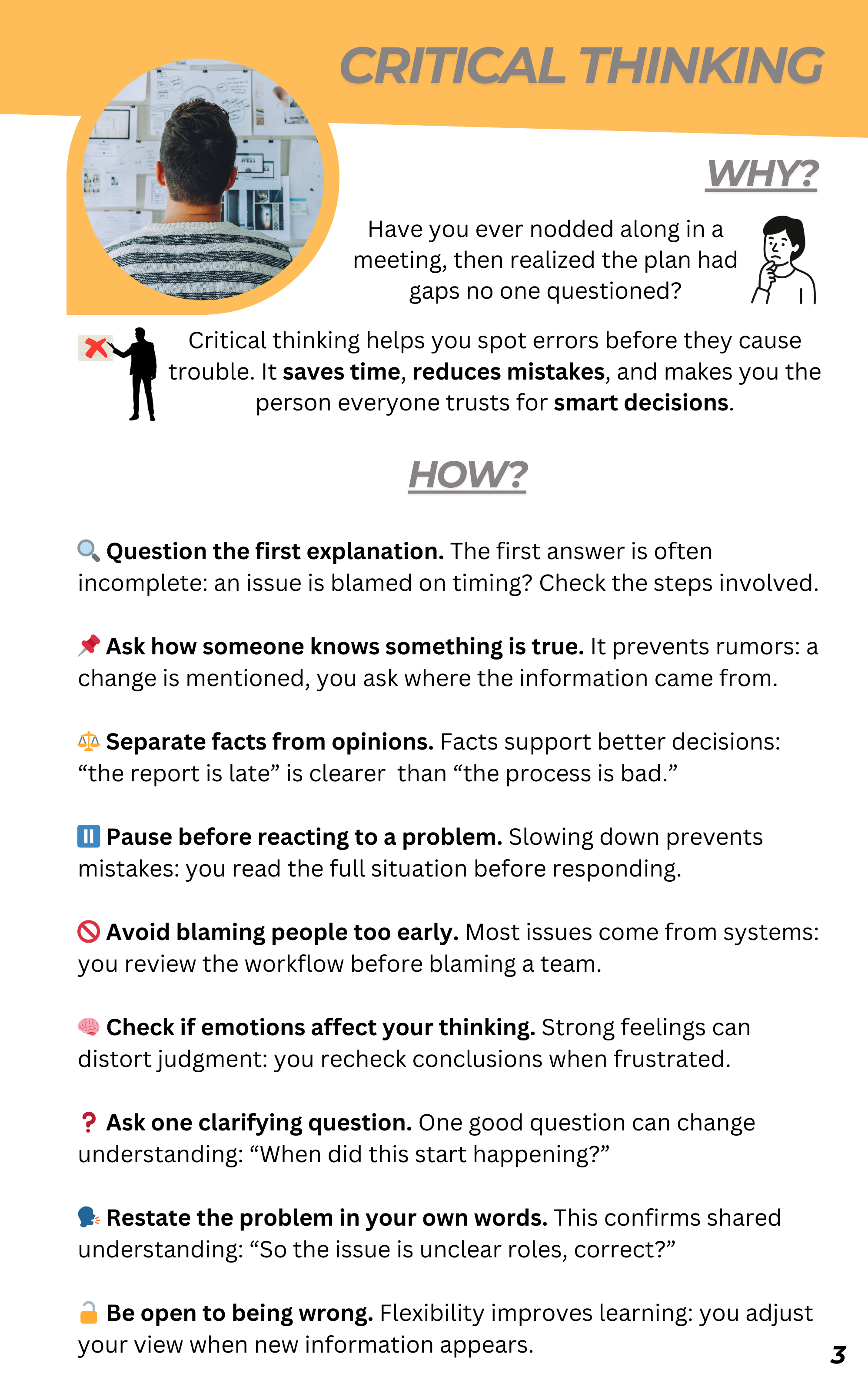 Problem-Solving Memo – 10 SKILLS FOR SMARTER PROBLEM-SOLVING